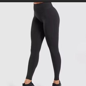 Black vital seamless high waisted leggings